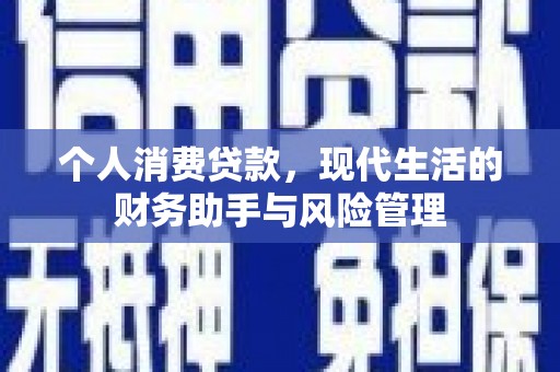 埔里个人消费贷款，现代生活的财务助手与风险管理